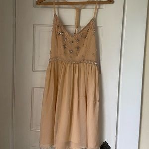 Urban Outfitters Cream/Peach Dress